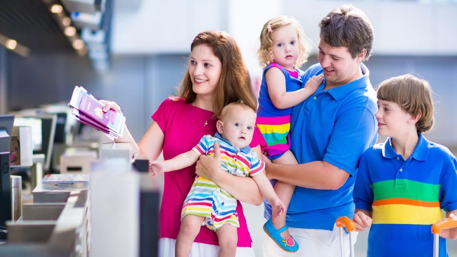 family going on vacation