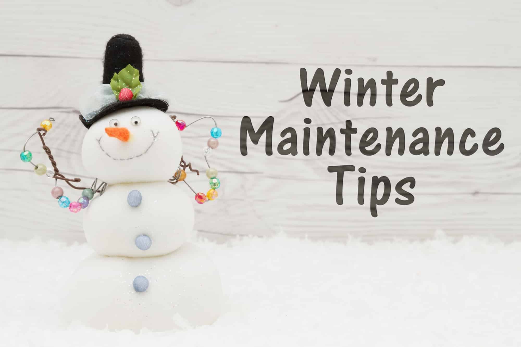Maintenance Tips for Winter