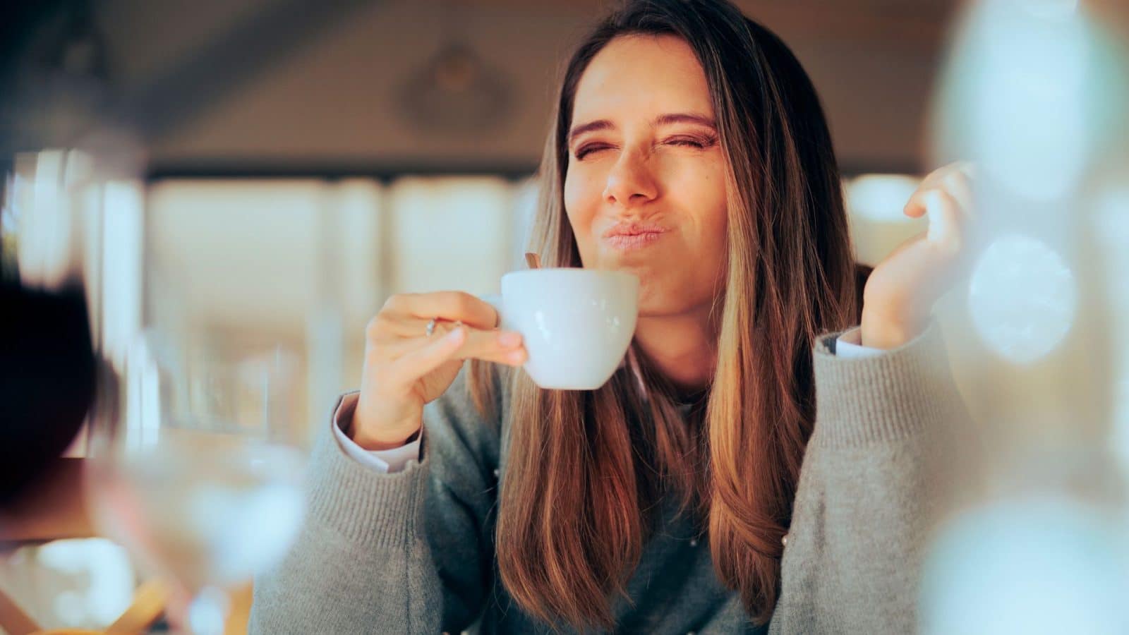 Bland coffee